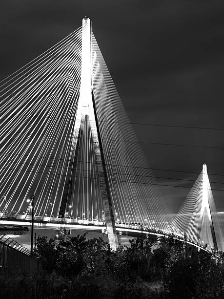 The Gordie Howe International Bridge, is expected to be fully constructed and open for business by 2025.   The bridge will link Detroit, Michigan with Windsor, Ontario.