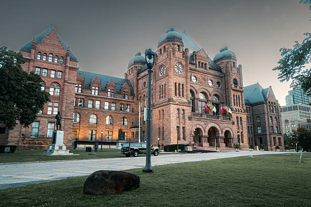 The Ontario provincial legislature building in Toronto.