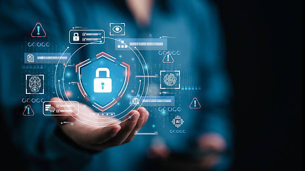 istock Person hand holding digital security icons, showing data protection, password authentication, and secure access technology for cybersecurity and network safety. 2236651047