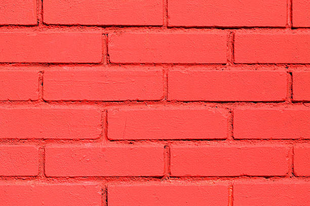 Strong construction material texture. Decorative pattern of exterior facade design.