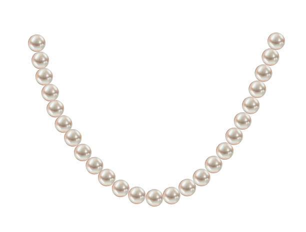 istock Pearl necklace jewelry watercolor illustration 2236669737
