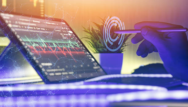 istock Digital strategy targeting financial stock growth 2236671600