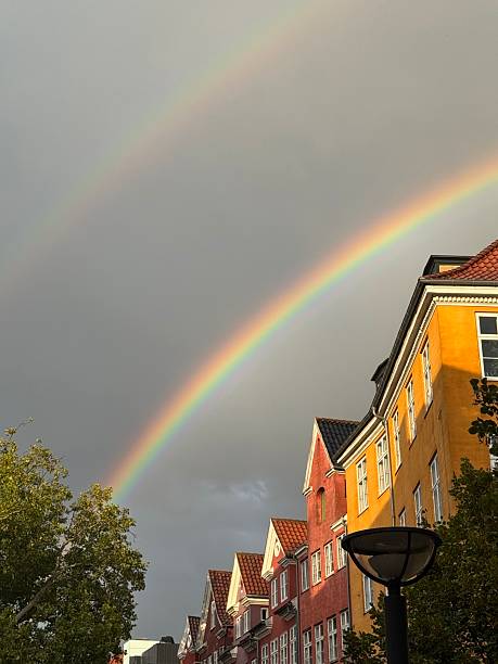 istock Double Rainbow Over Copenhagen Houses 2236671655