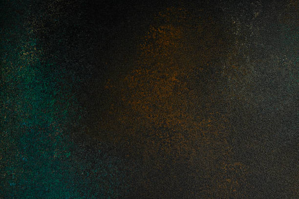 istock Abstract brown turquoise dark textured wall. Top view. Free space for text or design. 2236671877