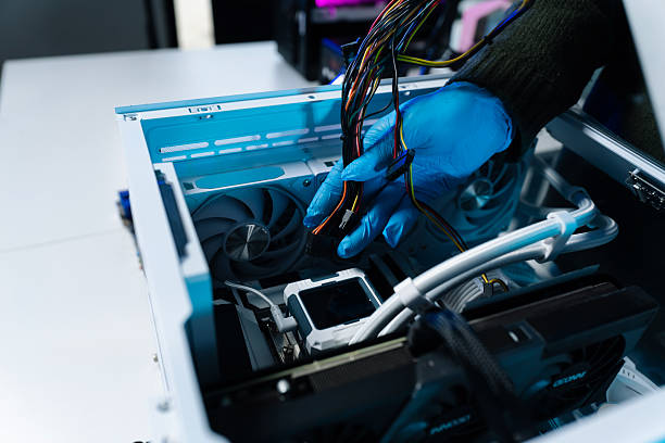 istock Repairing and upgrade mobile phone, electronic, computer hardware and technology concept. 2236681923