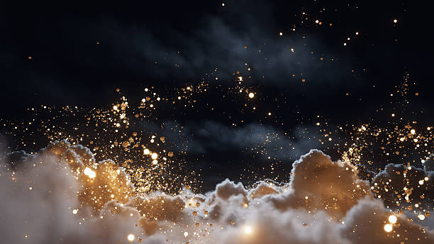 3d rendered image, perfectly usable as a background visual for topics like Christmas, New Year or celebrations in general.