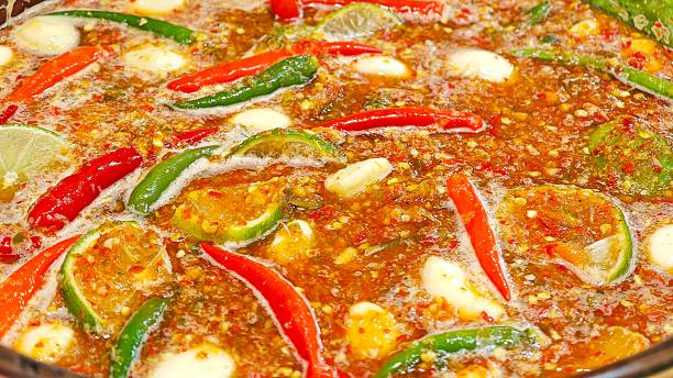 istock Thai spicy seafood dipping sauce. 2236684238