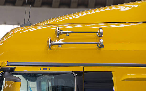 istock Air Horn Truck Cabin 2236686410