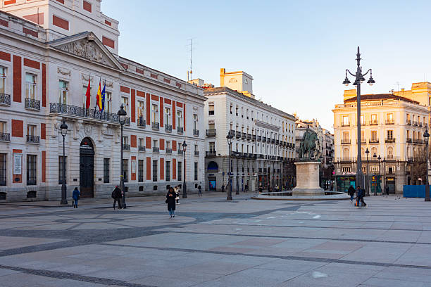 istock Architecture of Puerta del Sol square in Madrid, Spain 2236689868