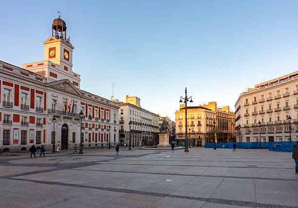 istock Post office building on Puerta del Sol square in Madrid, Spain 2236689869
