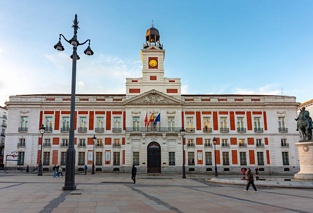 istock Post office building on Puerta del Sol square in Madrid, Spain 2236689912