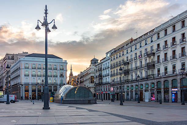 istock Architecture of Puerta del Sol square in Madrid, Spain 2236689923