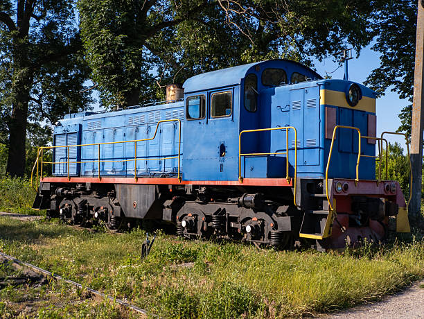 Vertical image of the front of a train in the city of Valparaiso in Chile