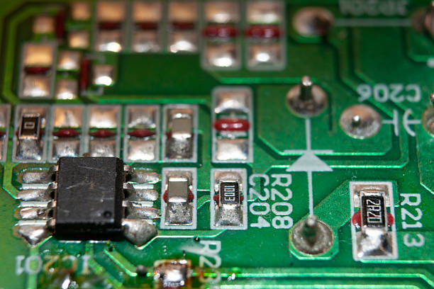 istock An old electronic printed circuit board with a layer of dust 2236692801