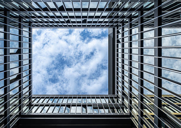 istock Courtyard view of a modern office building 2236697465