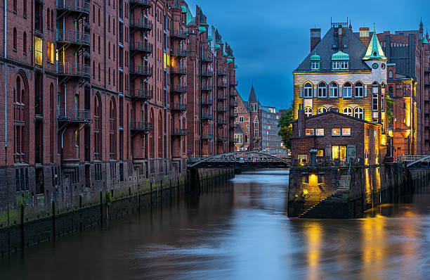 istock Hamburg's Speicherstadt in the evening 2236697467