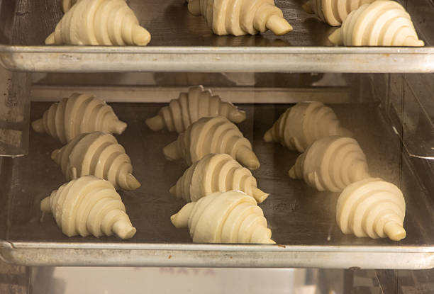 istock Croissants are baking in the oven on a tray 2236706458