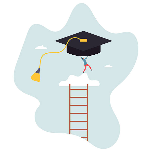 istock High education, cost and expense to graduate high degree education.about a man and his life. 2236710669