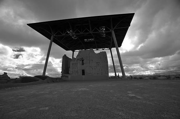 istock Casa Grande National Monument Black and White 2236727582