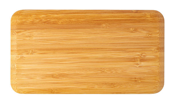 istock Wooden board isolated on white background, close up 2236727701