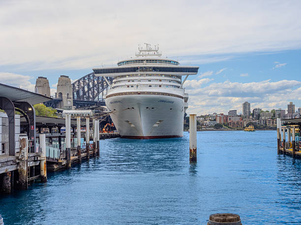 22 September 2025 Cruise Liner in Circular Quay on Sydney harbour NSW Australia