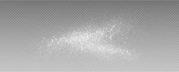 istock Powder, talc. Flour, sugar and salt texture isolated on transparent background. Dust, spices and seasonings effect, vector. 2236731776