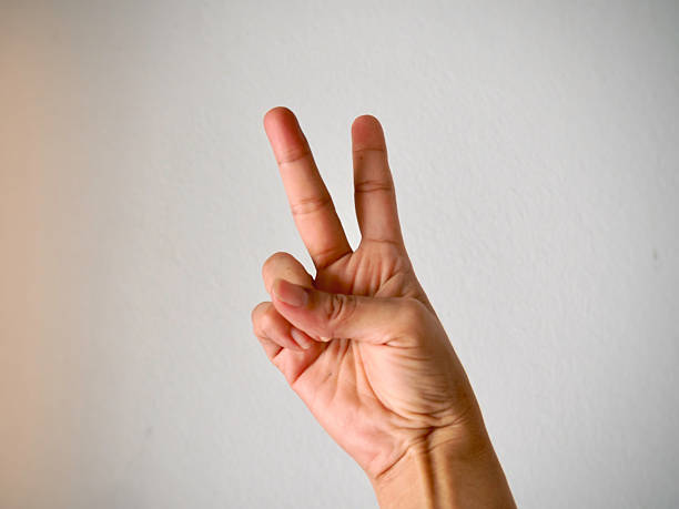 istock finger language.make shape by hand for communicated with deaf person.sign and symbol for counting numbers. 2236736559