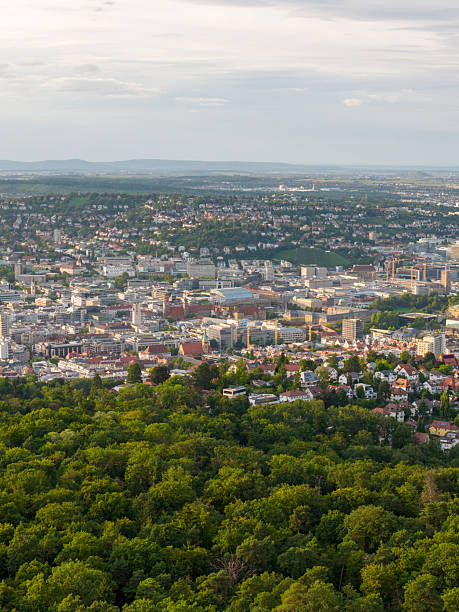 istock Aerial view of Stuttgart in Germany 2236740013
