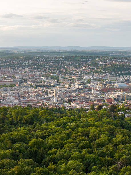 istock Aerial view of Stuttgart in Germany 2236740015