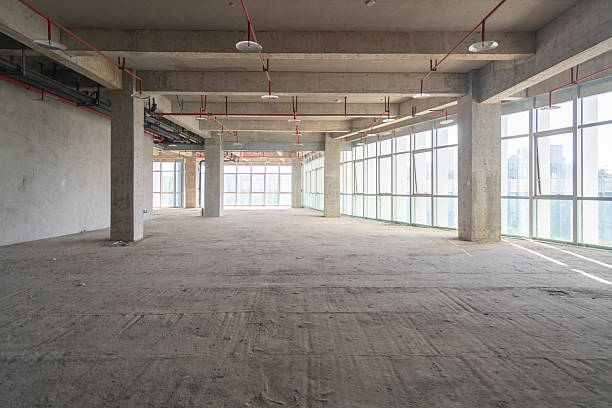 istock Undecorated interior space of office building 2236740340