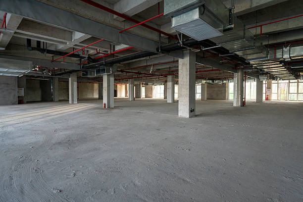 istock Undecorated interior space of office building 2236740357