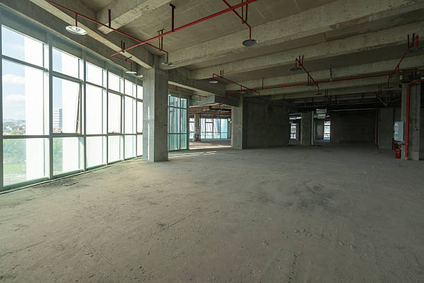 istock Undecorated interior space of office building 2236740395