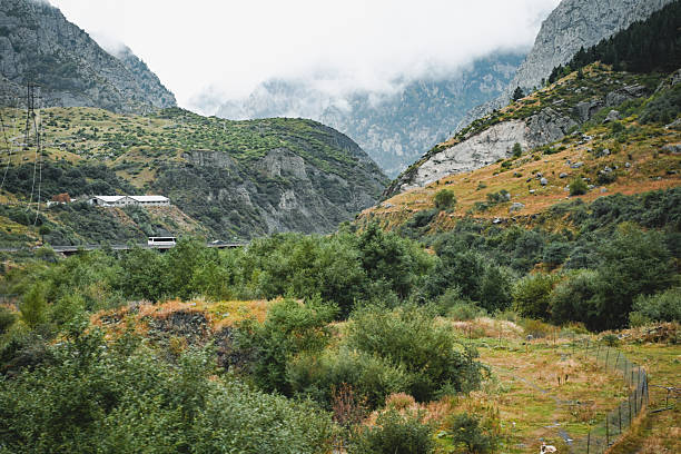 gorge in the Caucasus Mountains