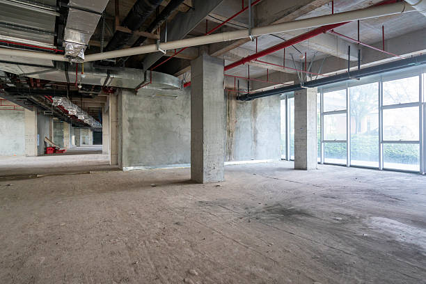istock Undecorated interior space of office building 2236744418