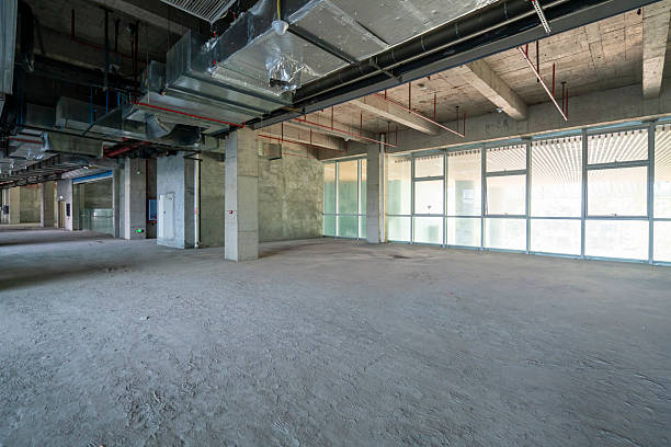 istock Undecorated interior space of office building 2236744504