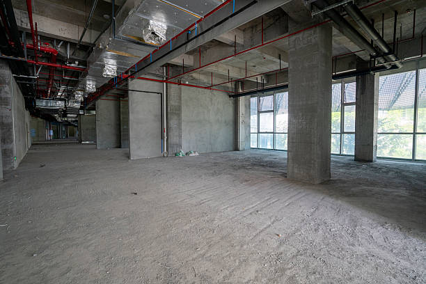 istock Undecorated interior space of office building 2236744532
