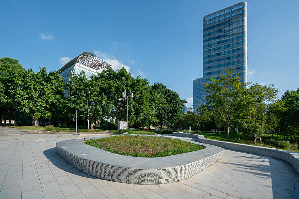 istock Modern buildings and squares in technology parks,chongqing,china 2236745924