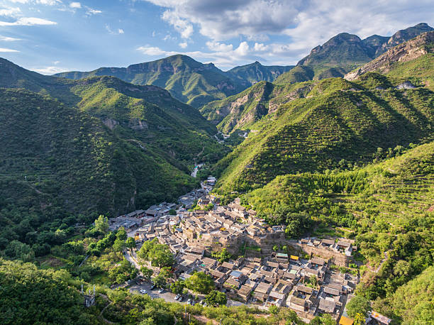An ancient village in Beijing Mentougou distrcit mountainous area