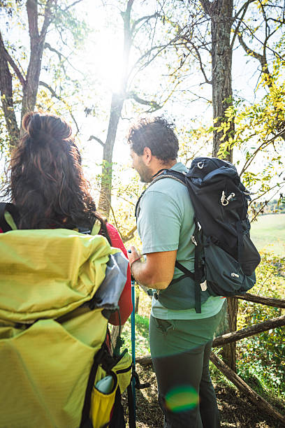 istock couple hiking in the mountain 2236749641