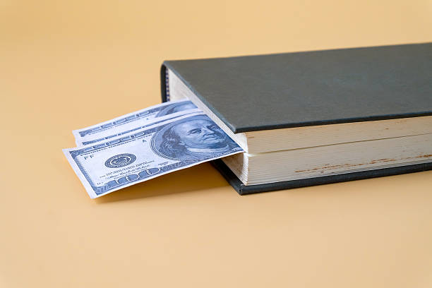 istock A pile of books with US banknotes,saving hidden. 2236757449