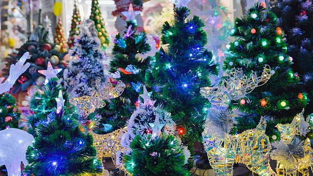 istock Luminous christmas decorations creating a festive atmosphere 2236758883