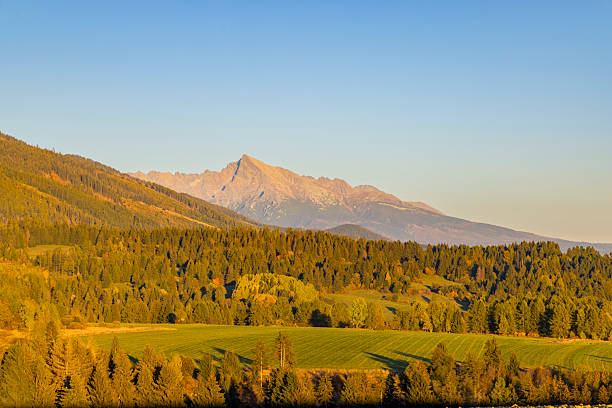 High Tatras with Krivan peak in autumn time, Slovakia