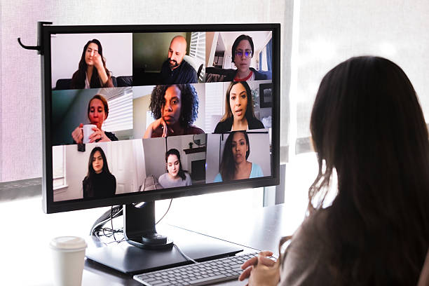 istock Diverse Team Video Conference Meeting, Online Collaboration 2236762167