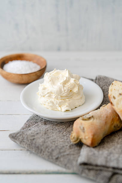 istock Whipped butter with an olive stick 2236763956