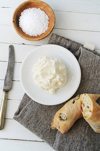 istock Whipped butter with an olive stick 2236764057