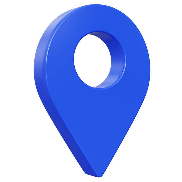 istock 3D Blue Pointer Icon, Location symbol isolated on white background, Gps, travel, navigation, place position concept, 3d illustration 2236765047