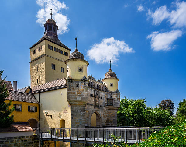 Historic city gate of Weissenburg (Franconia, Germany) called Ellinger Tor
