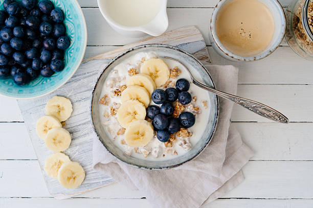 istock Granola with banana and blueberries 2236770228