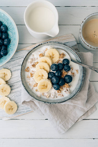 istock Granola with banana and blueberries 2236770750