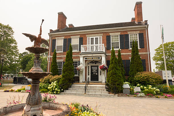 istock Town Hall in Gananoque Ontario Canada 2236786323